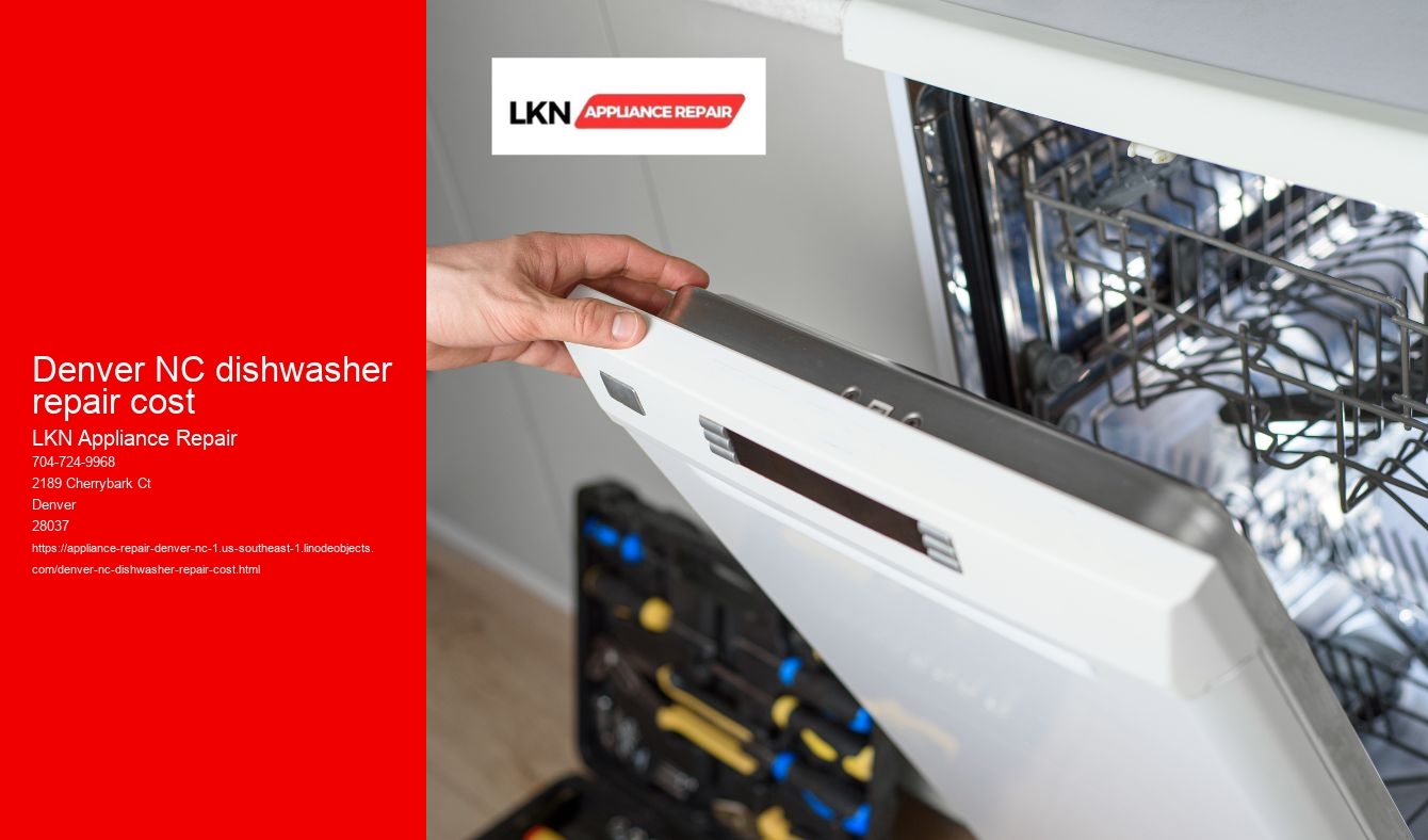 Denver NC dishwasher repair cost