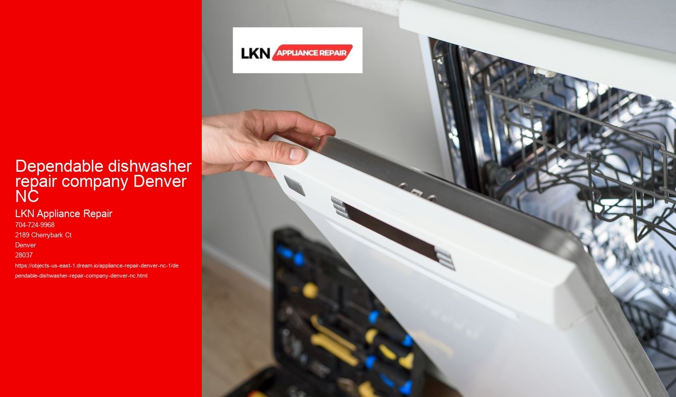Dependable dishwasher repair company Denver NC