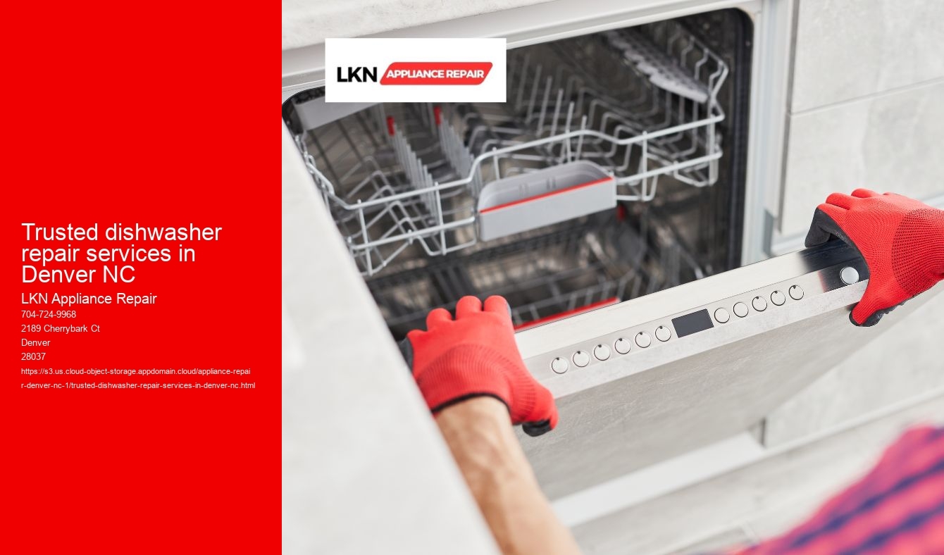 Trusted dishwasher repair services in Denver NC